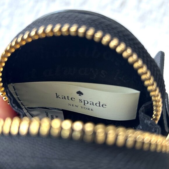 GENUINE Kate Spade Queen Bee Coin Purse - Down the Rabbit Hole + Gift Box! NWOT - Picture 4 of 7